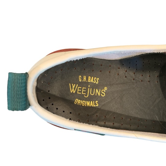 GH BASS White Leather Modern Whitney 1936 Loafers-NWOT - Picture 9 of 10